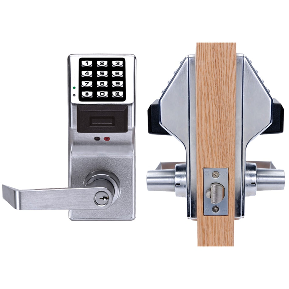 PDL5300 US26D Alarm Lock Integrated and Pushbutton