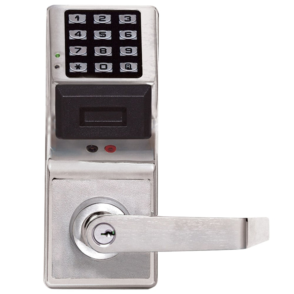 PDL6100 US26D Alarm Lock Integrated and Pushbutton