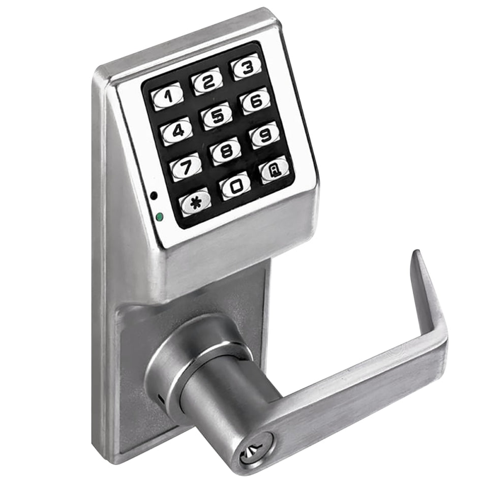 DL2700WP US26D Alarm Lock Integrated and Pushbutton