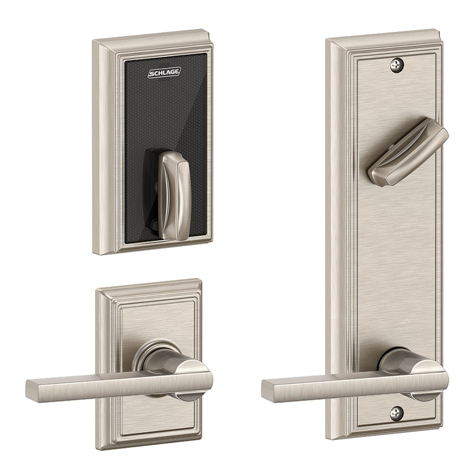 FE410F ADD 55 LAT 619 Schlage Electronics Integrated and Pushbutton